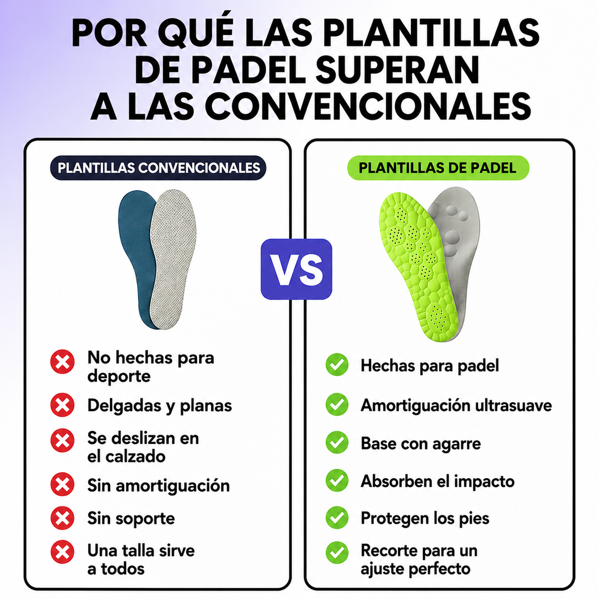 Plantillas de pádel Bwoost